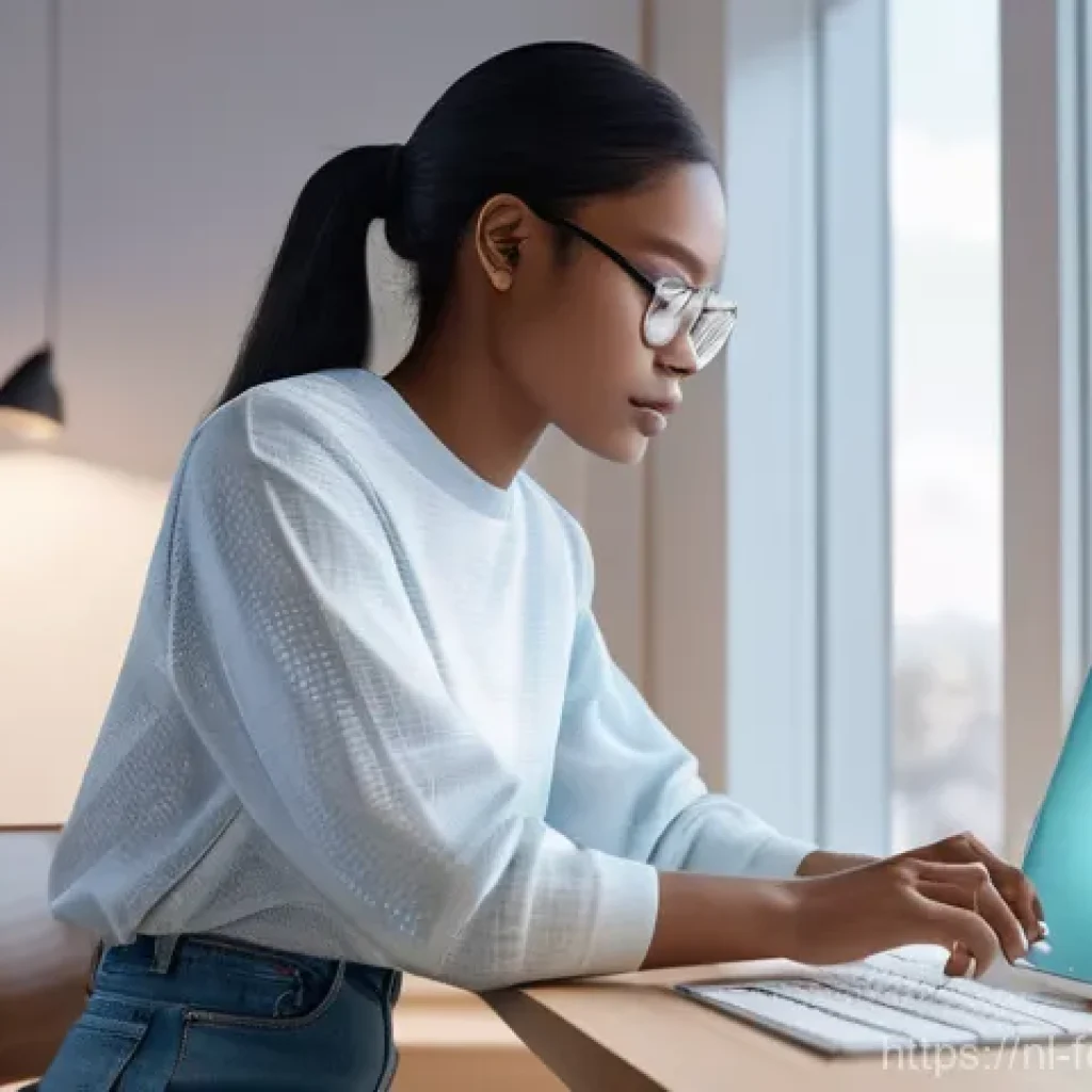 AI가 제시하는 창작의 한계와 가능성 - **Prompt 1: AI as a Creative Collaborator**
    "A young content creator, gender-neutral, dressed in...